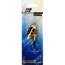 Блешня на хижу рибу, обертова, EOS S0029С, вага 7г, колір GS123003